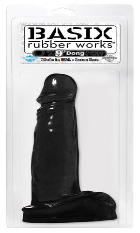Basix Rubber Works 9in Dong Black