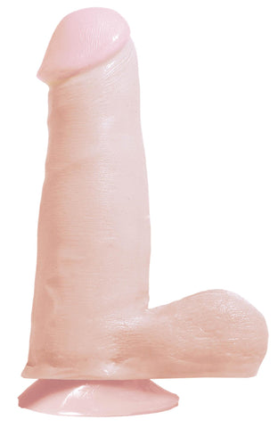 Basix Rubber Works 7.5in Dong W- Suction Flesh