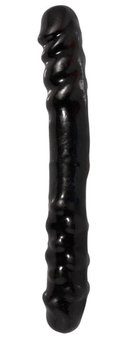 Basix Rubber Works 16in Double Dong Black