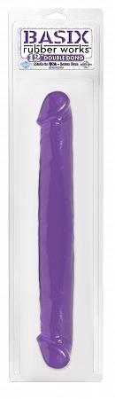 Basix Rubber Works 12in Double Dong Purple