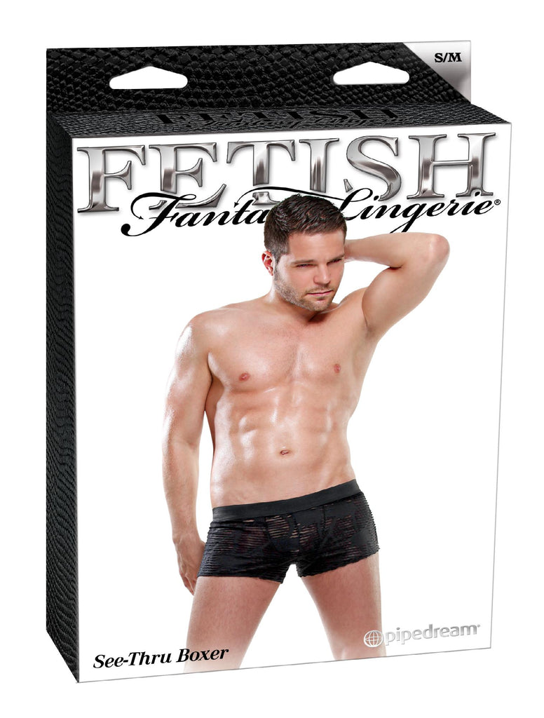 Fetish Fantasy Male See Thru Boxer S-m