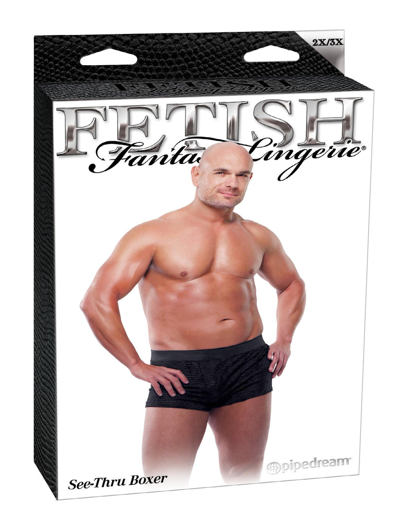Fetish Fantasy Male See Thru Boxer 2xl-3xl