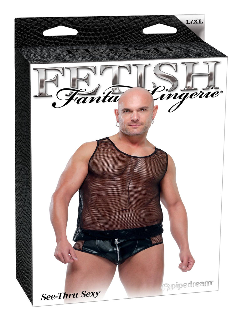Fetish Fantasy Male See Thru Sexy L-xl