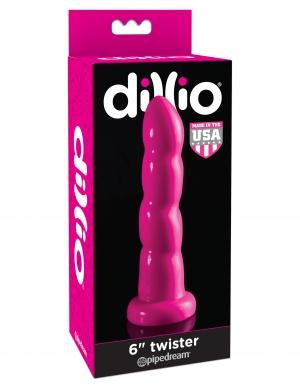 Dillio 6 Twister Pink Dong "