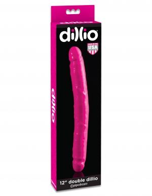 Dillio 12 Double Dong Pink Dong "