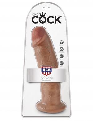King Cock 10 Cock Tan "
