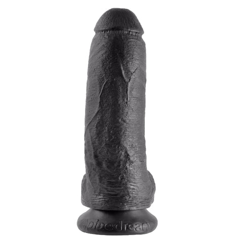 King Cock 9in Cock W-balls Black