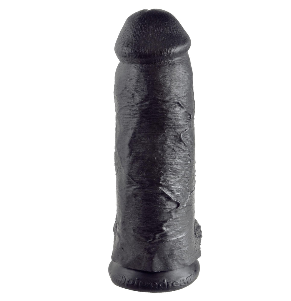 King Cock 12in Cock W-balls Black