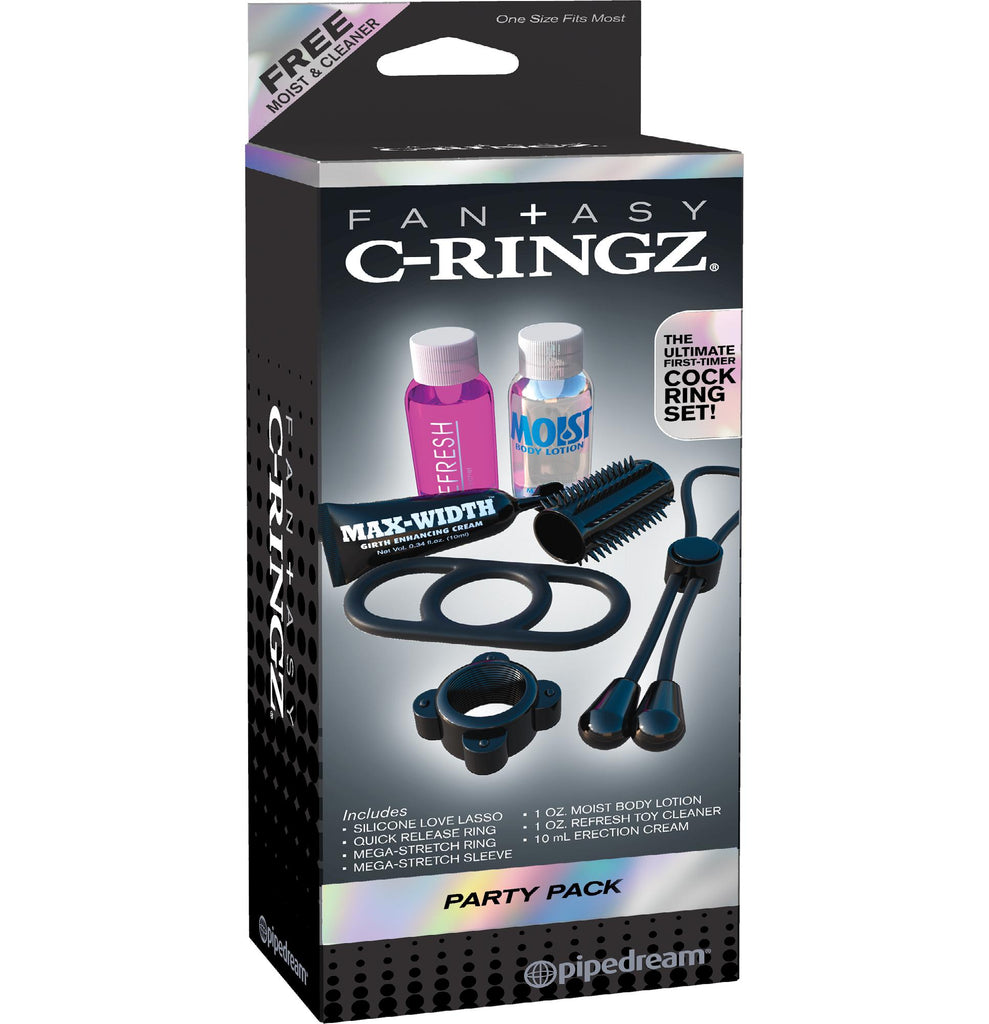 Fantasy C-ringz Party Pack Black