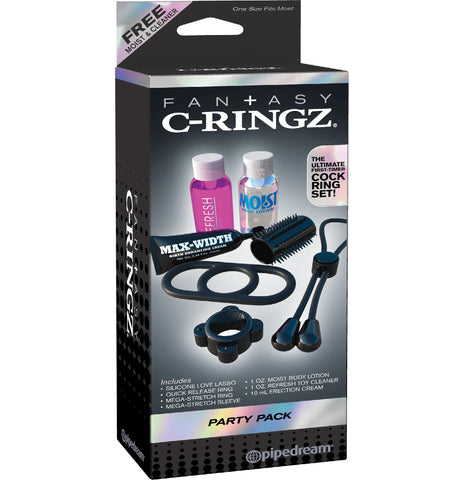 Fantasy C-ringz Party Pack Black