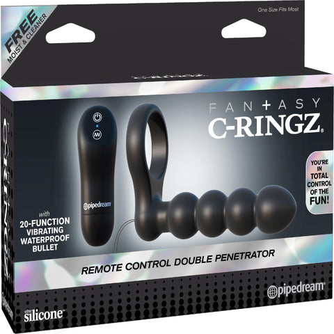 Fantasy C-ringz Remote Double Penetrator