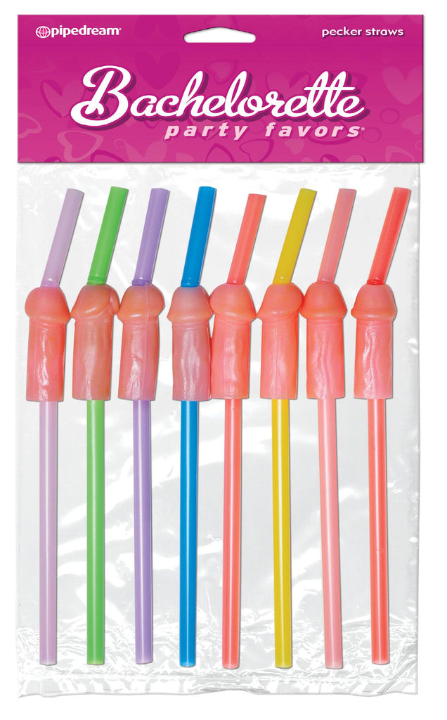 Bachelorette Pecker Straws