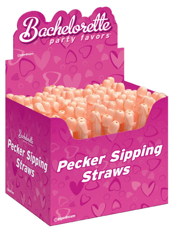 Bachelorette Pecker Straws(144 Pc Disp)