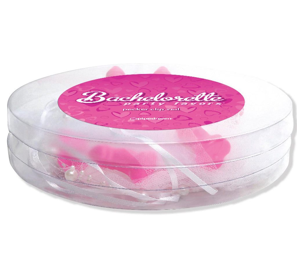 Bachelorette Pecker Clip Veil
