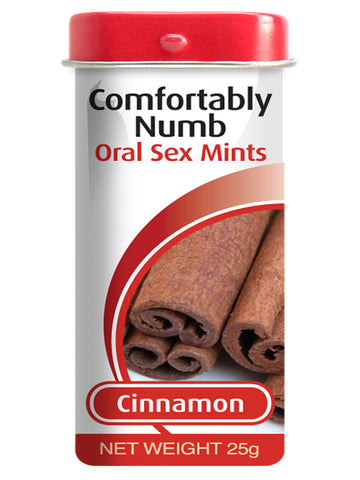 Comfortably Numb Oral Sex Mints Cinnamon