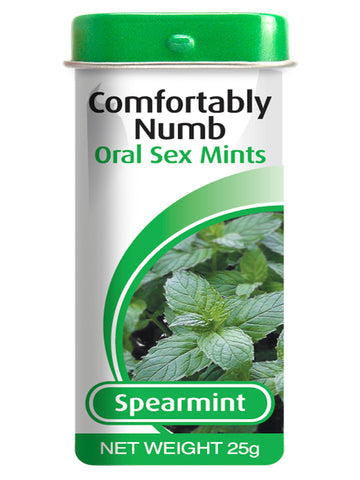 Comfortably Numb Oral Sex Mints Spearmint