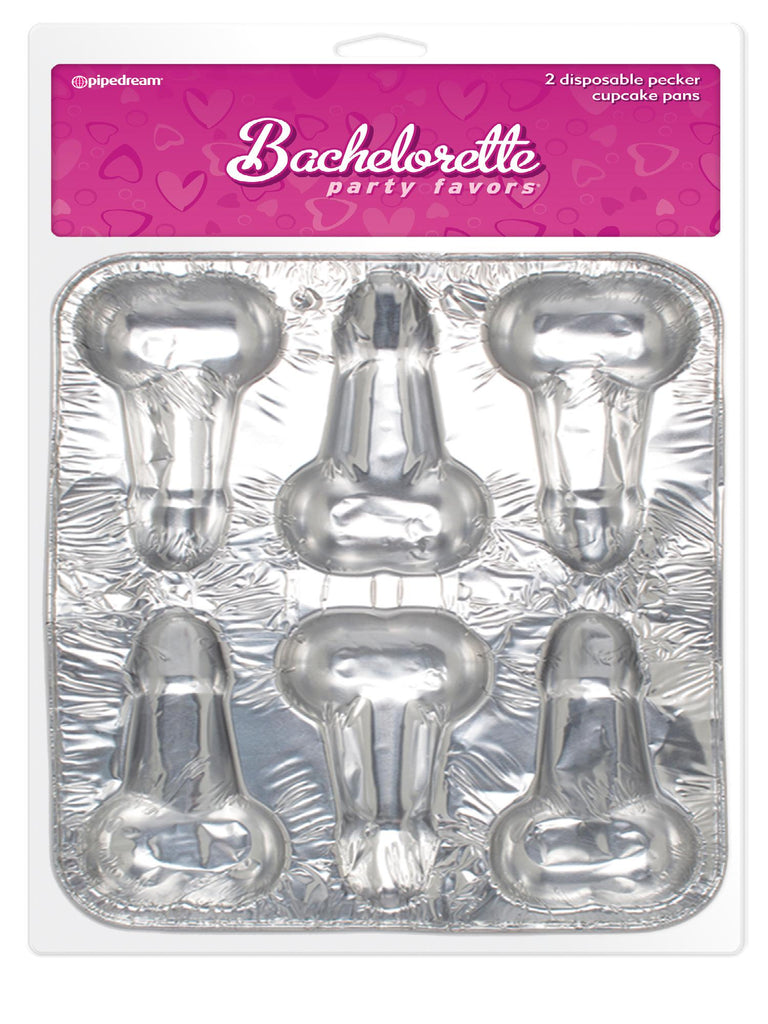 Bachelorette Disposable Pecker Cupcake Pan