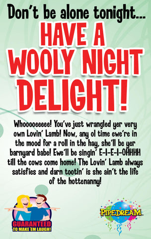 Travel Size Lovin' Lamb Blow Up Doll