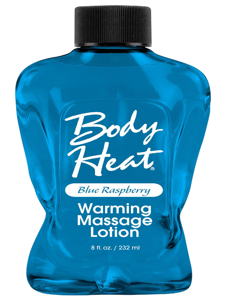 Body Heat Warming Massage Lotion Blue Rasp