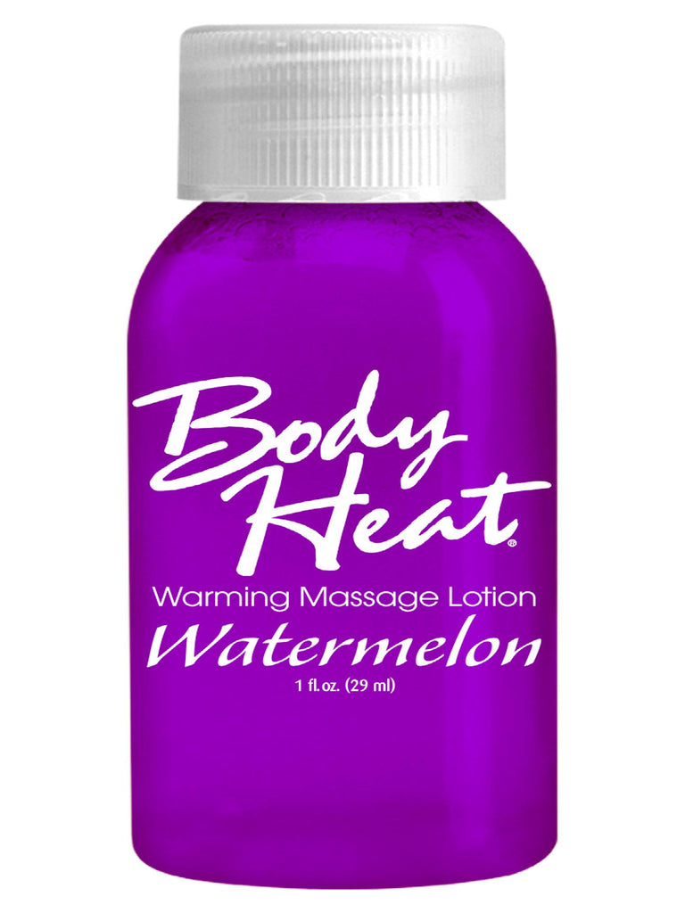 Body Heat Warming Massage Lotion 1oz Watermelon