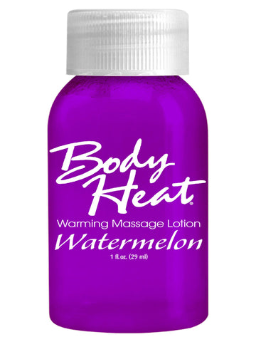 Body Heat Warming Massage Lotion 1oz Watermelon
