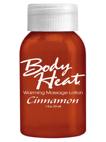 Body Heat Warming Massage Lotion 1oz Cinnamon