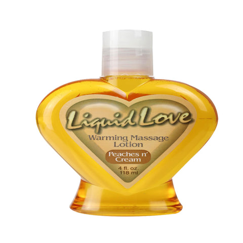 Liquid Love Warming Massage Lotion Peaches-cream