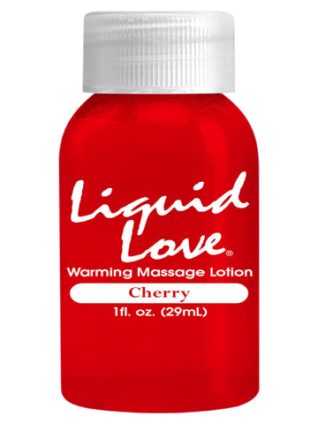 Liquid Love Warming Massage Lotion 1 Oz. Cherry