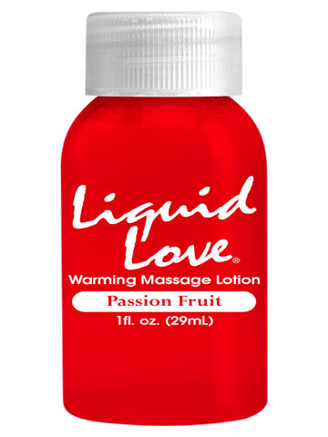 Liquid Love Warming Massage Lotion 1 Oz. Pass Fruit