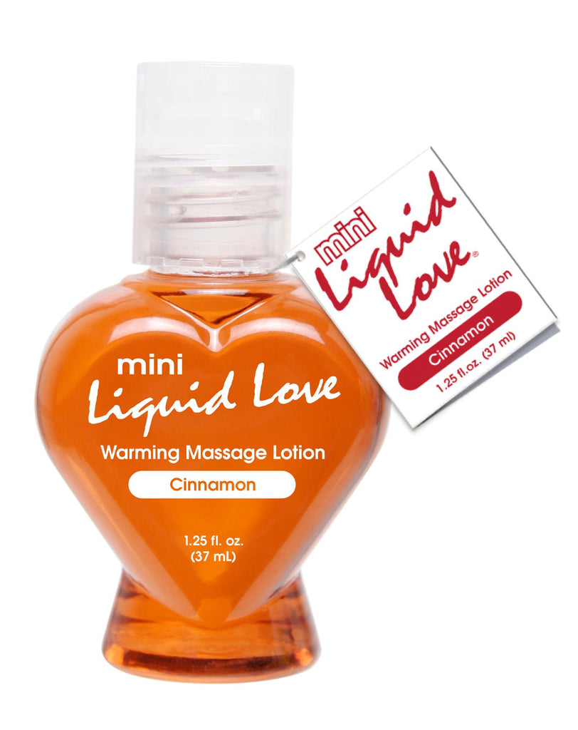 Mini Liquid Love Warming Massage Lotion 1.25 Oz Cinnam