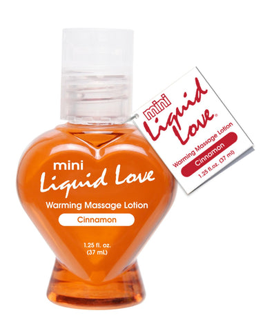 Mini Liquid Love Warming Massage Lotion 1.25 Oz Cinnam