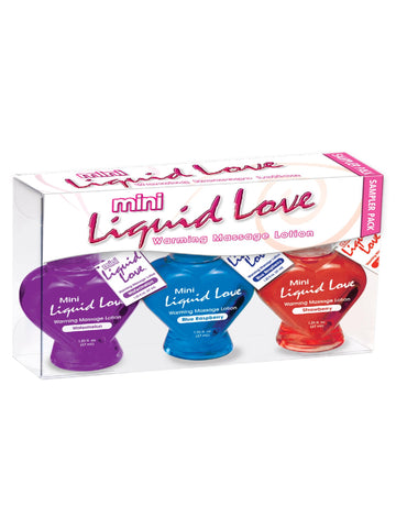 Mini Liquid Love Warming Massage Lotion Sampler