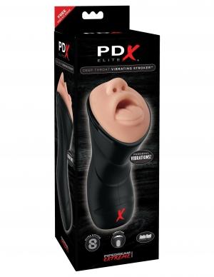 Pipedream Extreme Elite Deep Throat Vibrating Stroker