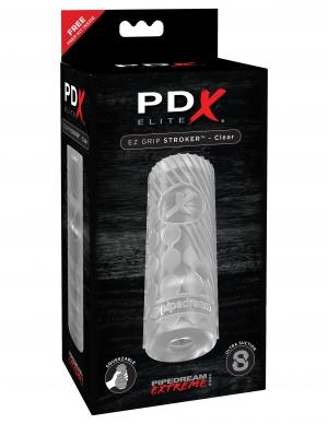Pipedream Extreme Elite Ez Grip Stroker Clear