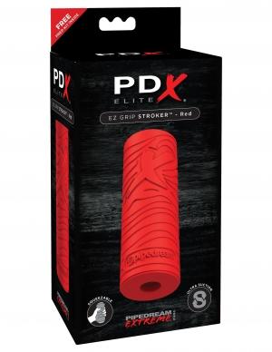 Pipedream Extreme Elite Ez Grip Stroker Red