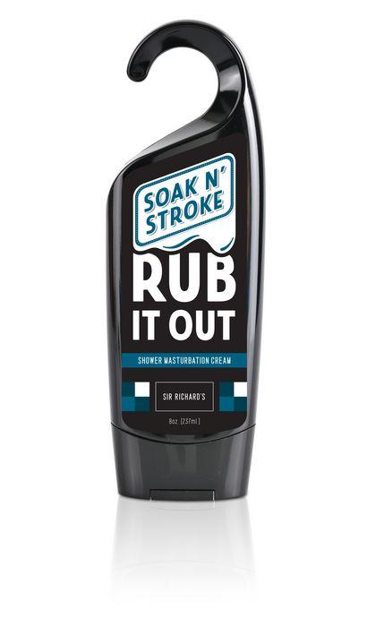 Sir Richard's Soak N' Stroke Rub It Out Shower Masturbation Cream 8 Oz