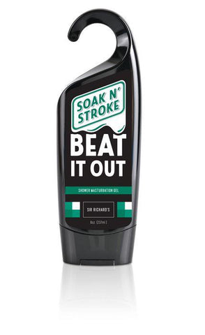 Sir Richard's Soak N' Stroke Beat It Out Masturbation Gel 8 Oz