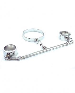 Stainless Steel Neck & Wrist Restraint W-spreader Bar