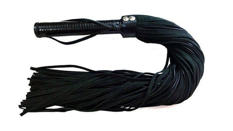 Long Suede Flogger Black