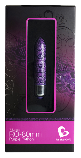 Ro 80mm Purple Python Bullet Vibe