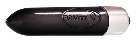 Ro80mm Black Tubed Bullet Vibe