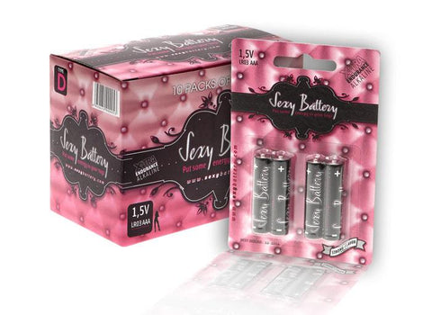 Sexy Battery Aaa-lr3 10 Pc Display