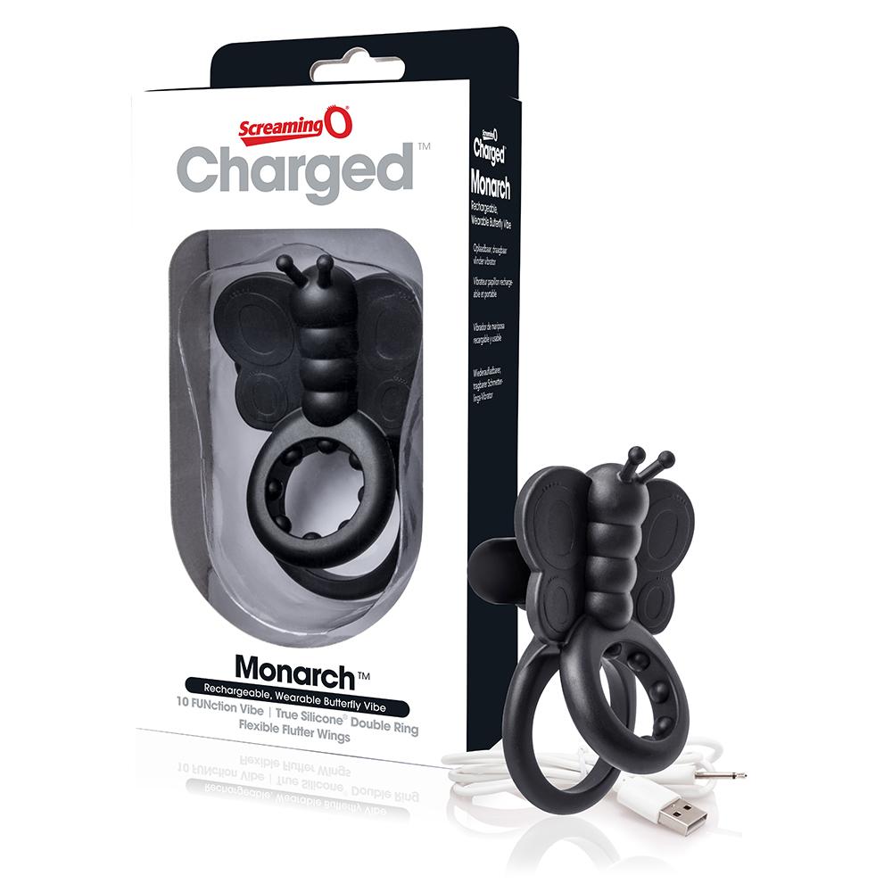 Screaming O Charged Monarch Vooom Mini Vibe Black