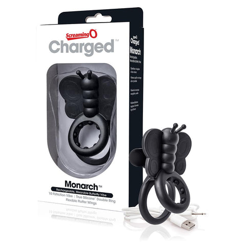 Screaming O Charged Monarch Vooom Mini Vibe Black