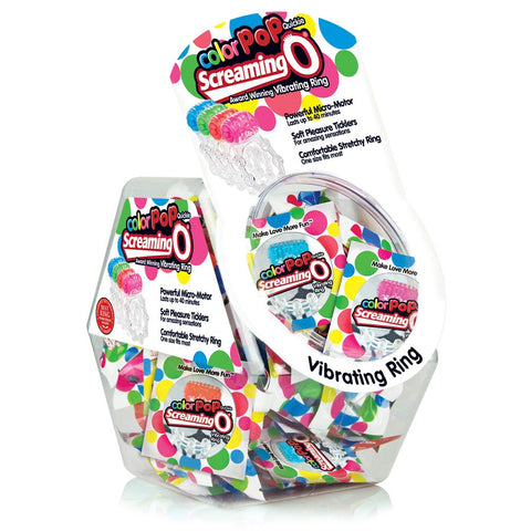 Color Pop Screaming O 48pc Vibrating Ring Bowl
