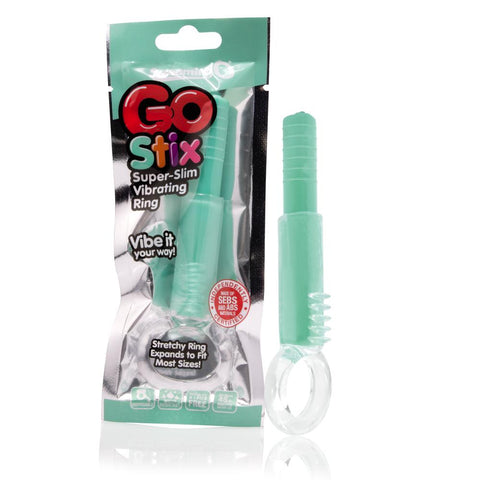 Go Stix Vibrating Ring Kiwi Mint