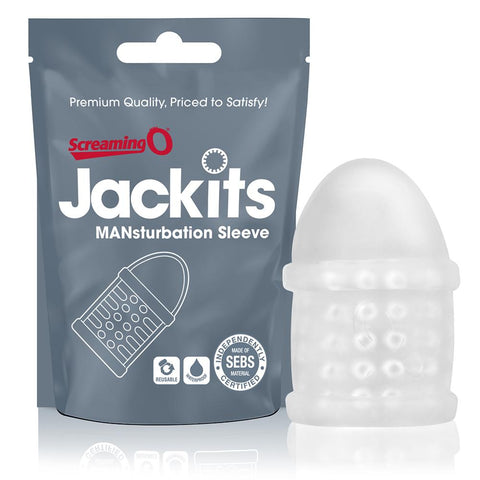 Screaming O Jackits Mansturbation Sleeve 12pc Display