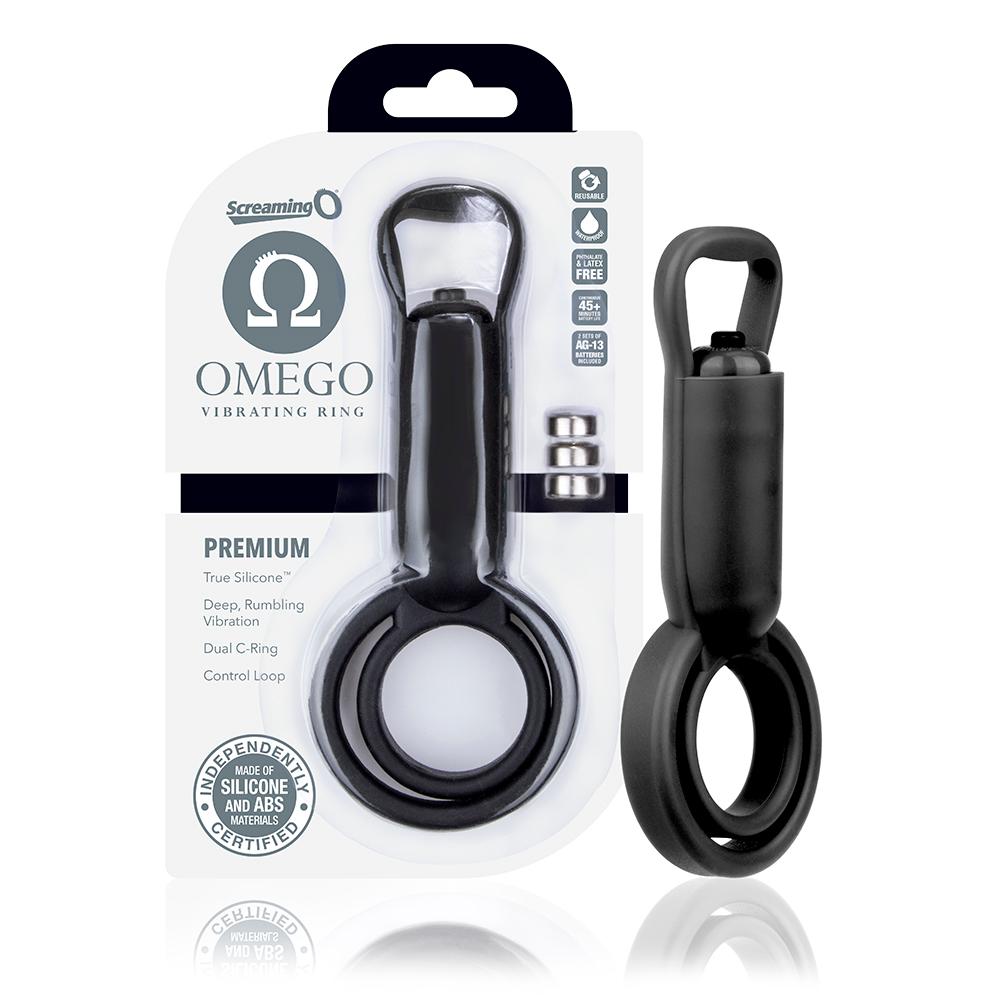 Omego Vibrating Ring Black (eaches)