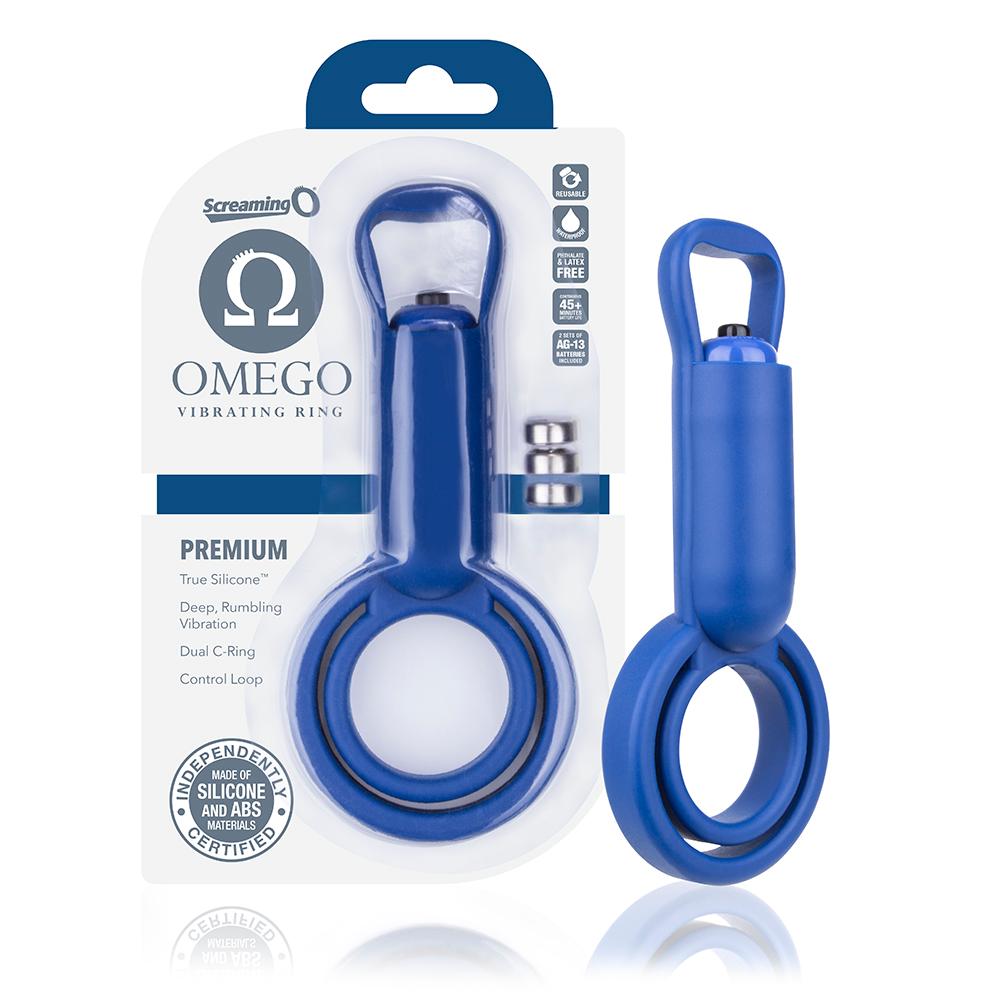 Omego Vibrating Ring Blue (eaches)