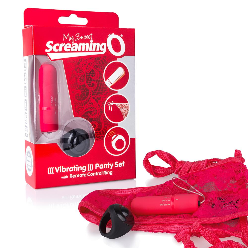 Screaming O Remote Control Panty Vibe Red